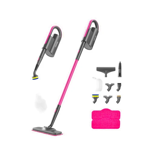 Schenley Steam Mop Cleaner with Detachable Handheld Steamer for Cleaning Hardwood, Laminate Floor, Tiles and Grout, with 7-in-1 Multi-purpose Accessories and Washable Microfiber Pads