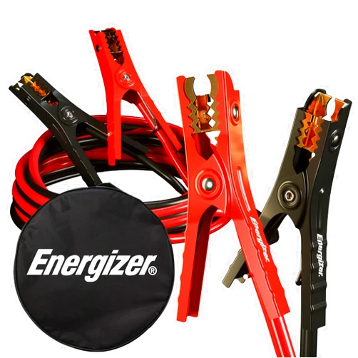 Energizer Heavy Duty Jumper Cables for Car Battery, Automotive Booster Cables for Jump Starting Dead or Weak Batteries with Carrying Bag Included (25-Feet (1-Gauge))