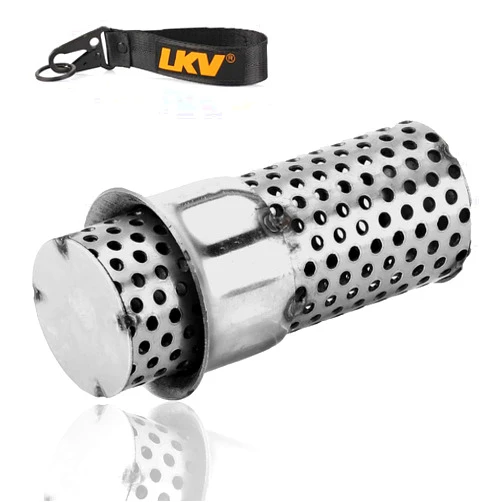 LKV Motorcycle DB Killer 51mm Universal Muffler Silencer Baffle Removable Noise Eliminator Compatible with Harley Moto Guzzi Honda Kawasaki Suzuki Yamaha Cruiser Scooter