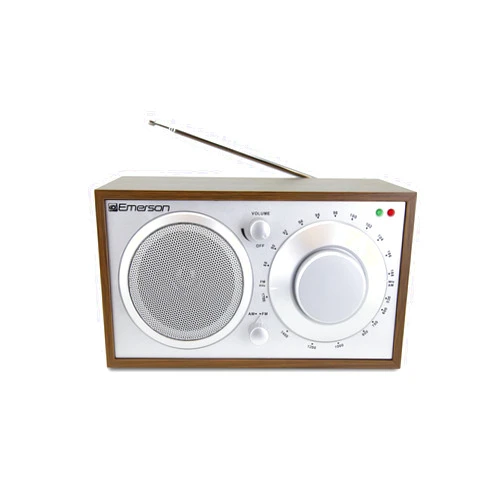 Emerson ER-7001 AM/FM Radio with Built-in Speaker, Easy-Tuning Dial, Portable Design, and Headphone Jack – Perfect for Home, Outdoors, and On-The-Go Listening