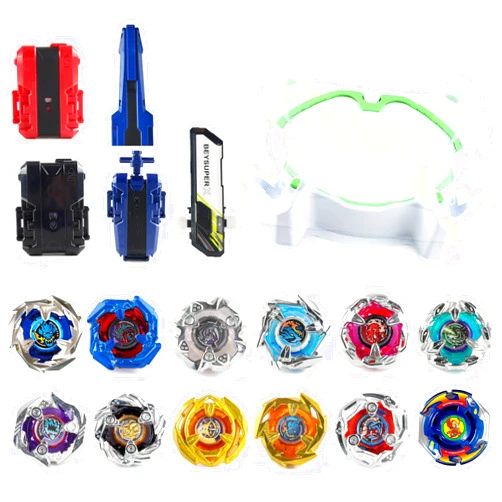 MUSTYBELT Bey Battling Set, Spinning Top Gyro Set, Tops Burst Blade Toy Combat Battling Game Set, Cool Spinning & Launchers with Top Stadium, Greats Gifts for Boy