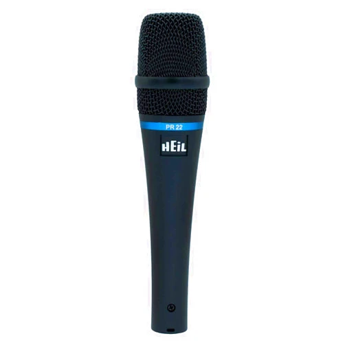 Heil Sound PR 22 UT Dynamic Utility Microphone for Live Music, Podcast, and Recording (Black)