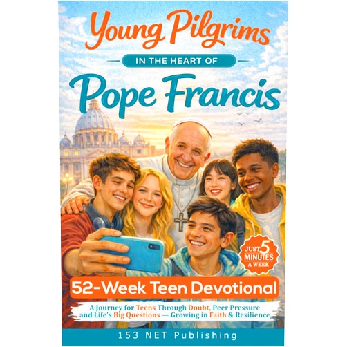 153 NET Publishing 52-Week Teen Devotional: Young Pilgrims in the Heart of Pope Francis: A Journey for Teens Through Doubt, Peer Pressure & Life’s Big Questions — Growing Faith, Resilience & Relationship with God
