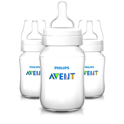AVENT Philips Avent Anti-colic Baby Bottles Clear, 9oz 3 Piece