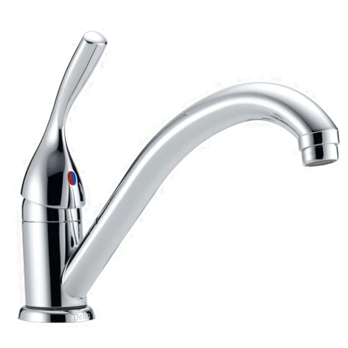 Delta Faucet Classic Single-Handle Kitchen Sink Faucet, Chrome 101-DST