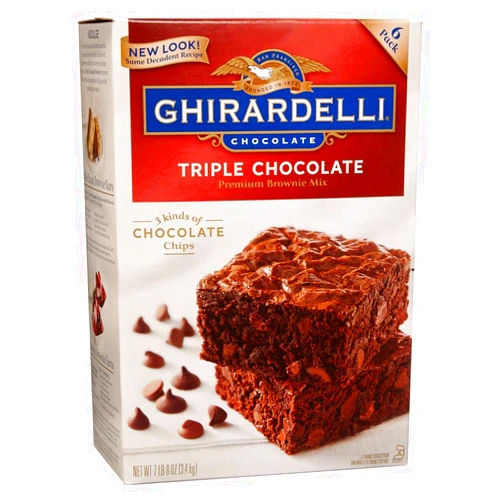Ghirardelli Triple Chocolate Brownie Mix- 7.5 lb box