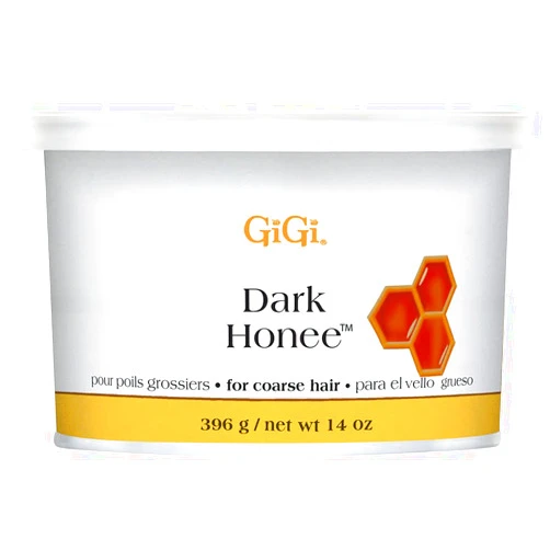 GiGi Dark Honee Soft Wax for Hair Removal, Removes Thick to Coarse Hair, Ideal for Normal to Dry Skin, Face & Body Wax for Men & Women, 14 oz