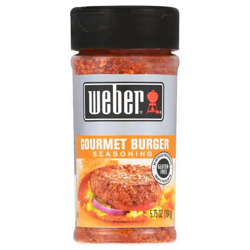 Weber Gourmet Burger Seasoning, 5.75 Ounce Shaker