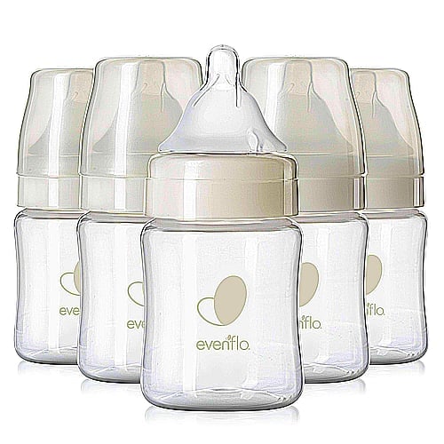 Evenflo Feeding Premium Proflo Venting Balance Plus Wide Neck Baby, Newborn and Infant Bottles - Developed by Pediatric Feeding Specialists - 5 Ounce (Pack of 6)