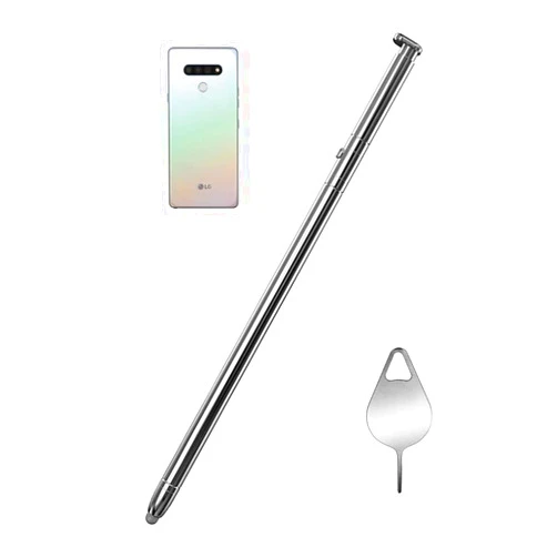FXDTECH Stylo 6 Pen Replacement Touch Stylus Pen Part for LG Stylo 6 Stylus 6 Q730TM Q730AM Q730VS Q730MS Q730PS Q730CS Q730MA All Version Touch Pen Stylus Pen + Eject Pin (White Phone Pen)