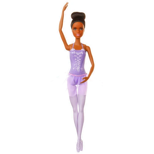 Barbie Ballerina Doll with Tutu and Sculpted Toe Shoes, Dark Hair