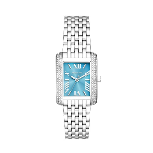 Michael Kors Emery Women's Watch, Rectangular Stainless Steel Watch for Women with Steel or Leather Band
