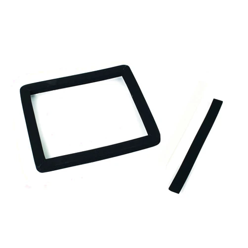 Camco 14-Inch x 14-Inch Universal Camper Roof A/C Gasket Kit - Features a Waterproof Compression Seal, Self-Adhesive Picture Frame Gasket, and Self-Adhesive Leveling Pads (25071)