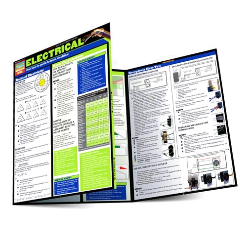 Inc. BarCharts Electrical (Tri-Fold Laminated Chart)