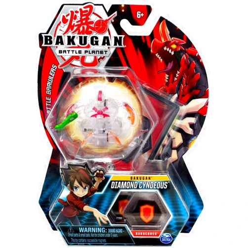 Bakugan, Diamond Cyndeous, 2-inch Tall Collectible Transforming Creature, for Ages 6 and Up