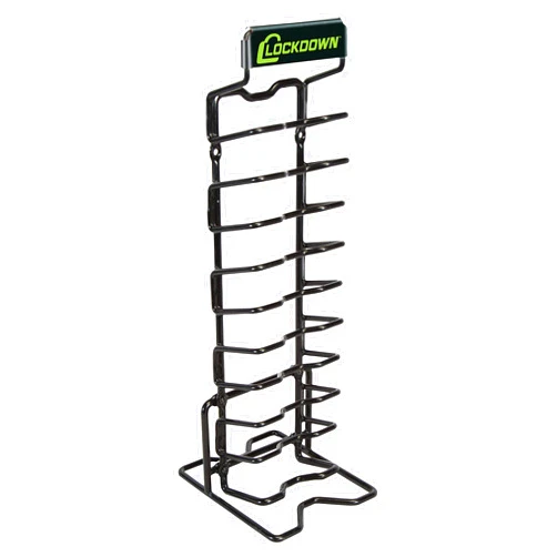 Lockdown Magazine Rack with Vinyl Coating and Steel Frame for Gun Vault Organization, Storage and Security
