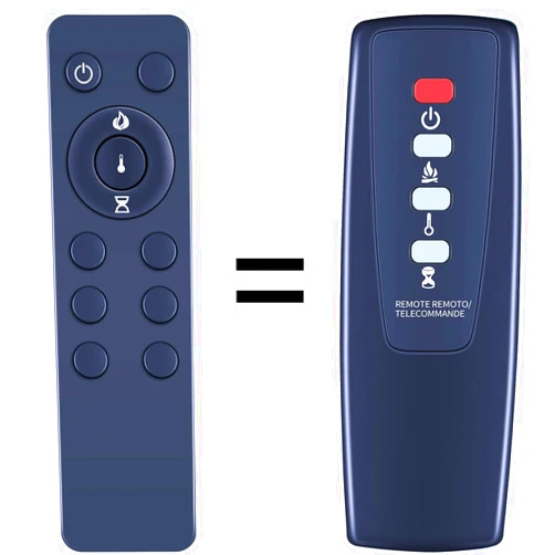 MOVHEIYL Replacement for Twin Star ClassicFlame Classic Flame Electric Fireplace Stove Heater Infrared Remote Control 23EF023GRA 23EF023SRA 25EF023GRA 26EF023GRA 18EF022GRA 18EF030GRA 18EF030SRA