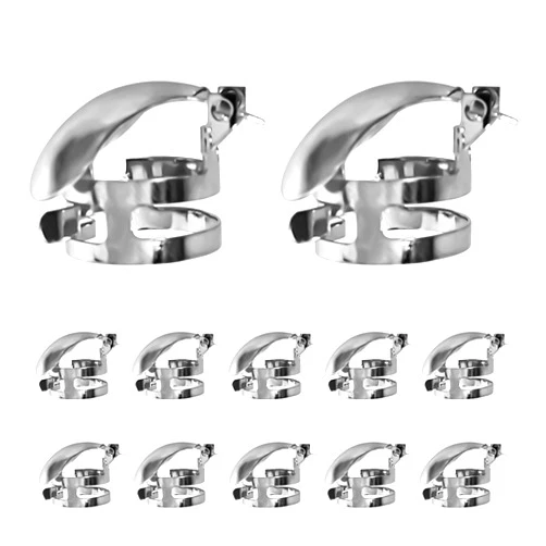 SWTHM 12 PCS Candle Snuffer Automatic Candle Extinguisher Adjustable Size Candlesnuffers Candle Wick Timer Candle Stopper Gold and Silver Decorations & Gifts for Christmas Thanksgiving