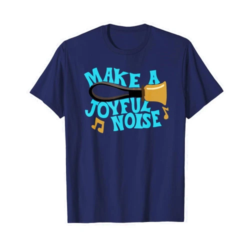 ADC Handbell Players Gear and Gifts For Handbell Choir Ringers Make A Joyful Noise Graphic T-Shirt