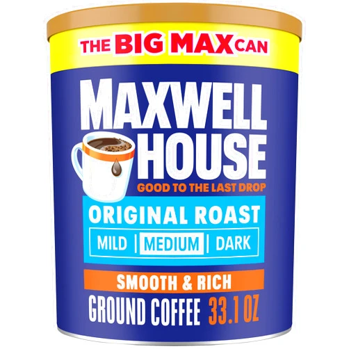 Maxwell House Original Roast Ground Coffee, 33.1 oz Canister