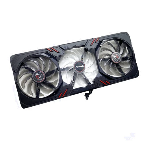 NUHFUFA Graphics Card Cooling Fan for ASROCK RX6600XT 6650XT 8GB Phantom Gaming D Graphics Card Accessories(One Set with Shell)