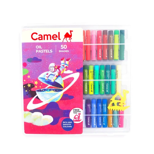 Camel Camlin Kokuyo Oil Pastel Crayons Color 50 Shades Assorted Colours