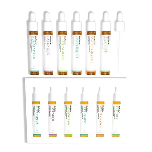 Benatu Essential Oils Set (Eucalyptus, Lavender, Lemongrass, Peppermint, Tea Tree, Orange) for Diffuser, Topical Skin, Body, Natural Home Fragrance Gift for Women & Men