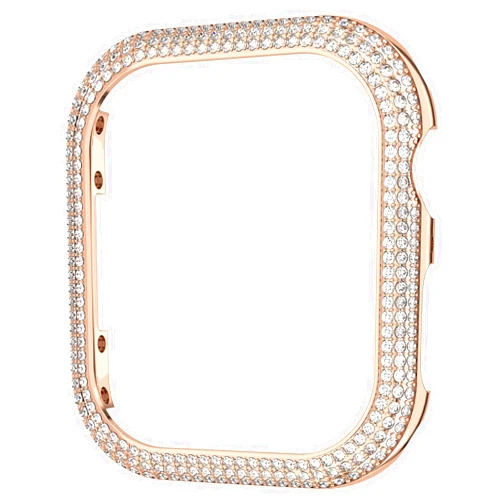 Swarovski Sparkling Case Compatible with Apple Watch®, Rose Gold Tone