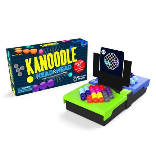 Educational Insights Kanoodle Head-to-Head Puzzle for 2 Players - Brain Teaser Game for Kids, Teens and Adults, Puzzle Games for Kids Ages 7+
