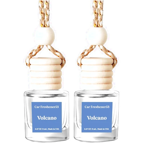 Hipoten Hanging Car Air Freshener Diffuser,Long Lasting Essential Oil Diffuser for Car–Transform Your Car into an Aromatic Oasis and Revitalize Your Drive(Volcano)