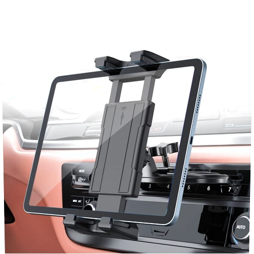 OHLPRO CD Slot Tablet Mount fo iPad, 360° Rotation CD Slot Car Phone Holder, Universal CD Player Car Tablet Mount for 5-13