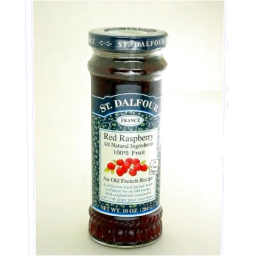 St. Dalfour 100 Fruit Spread Red Raspberry & Pomegranate Conserves Spread -- 10 oz