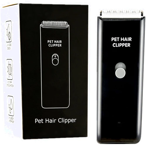 Grimgrow Dog Cat Home Hair Waterproof Clipper Portable Electric USB Rechargeable Pet Grooming Tools Low Noise Shaver Cordless Trimmer for Small and Large Pets