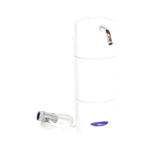 Crystal Quest Fluoride Removal | Classic Countertop Water Filter System | White | Crystal Quest