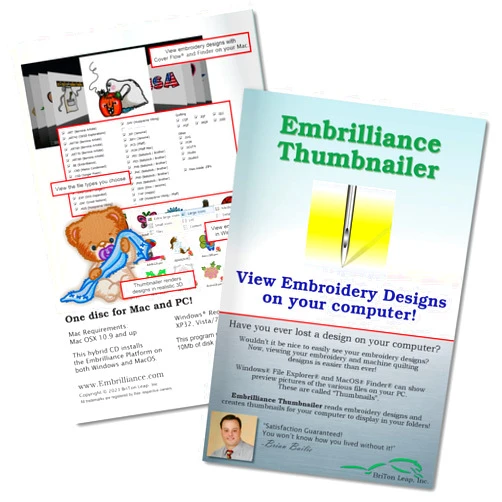 Embrilliance Thumbnailer, Embroidery Software for Mac & PC