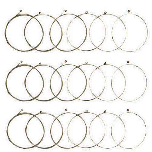 JYsun Electric Guitar Strings 3 Full Sets with Stainless Steel Core Nickel Alloy Wound Nickel-plated Bead Head Including E-1st B-2nd G-3rd D-4th A-5th E-6th