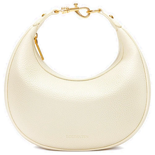 BOSTANTEN Crossbody Purse Small Crescent Shoulder Bags for Women Trendy Vegan Leather Clutch Handbag Removable Strap