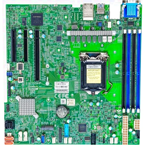 SUPERMICRO MBD-X12STH-F-B Micro-ATX Server Motherboard LGA 1200 Intel C256