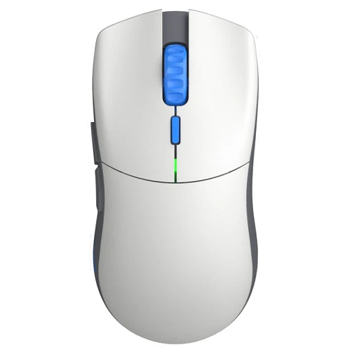 Glorious PC Gaming Race Glorious Forge Series One PRO Wireless Gaming Mouse – Ultra-Light 49g, 6-Button, 19K DPI, Wired/Wireless, 84-Hour Battery, No RGB, Ergonomic Claw Grip (Vidar Blue)