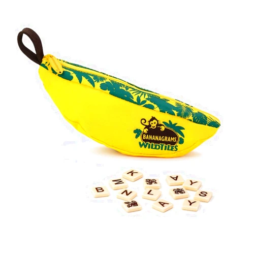 Bananagrams WildTiles Vocabulary Building and Spelling Improvement Lettered Tile Game for Ages 7 and Up