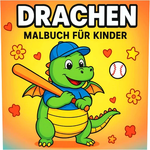 German Edition by Kade Peterson (Author) Drachen Malbuch Für Kinder: Über 60 niedliche Designs für Jungen und Mädchen - Das perfekte Geschenk für Geburtstag und Feiertage (German Edition)