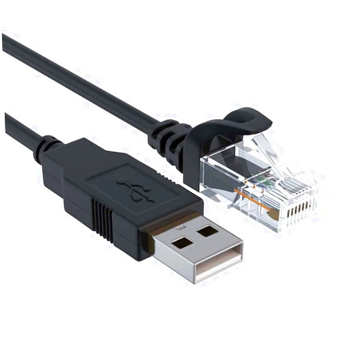 CableRack 6ft USB Console Cable with Prolific Chipset USB to RJ45 Cable for Cisco Linksys Ubiquity Juniper and HP Rollover Console Cable