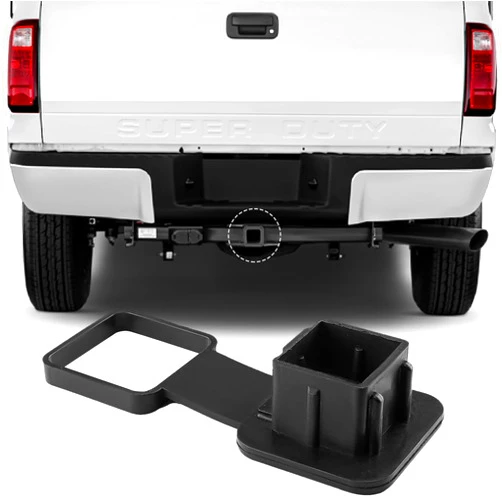 SOMUCH 1PCS Trailer Hitch Cover Plug Insert with Hook Cap - 2-inch 51mm Receiver Tube Hitch Plug, Towing Cover Accessories for Truck & Car