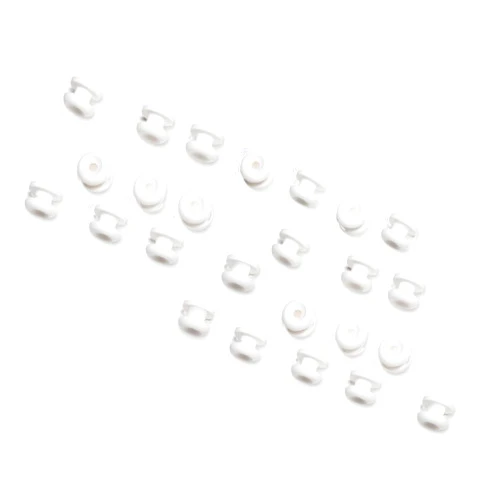 Direct 2 Boater White Attachment Knobs - 25 Pack - Knobs are Used with Stayput Bungee Shock Cords for Canvas (Sold Separately)