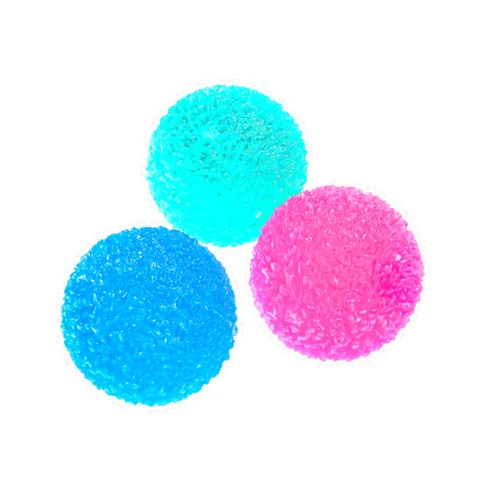Generic 3PCS Crystal Mochi Squishy Ball, Squishy Stress Ball, Soft Squeeze Stress Relief (Mochi Ball)
