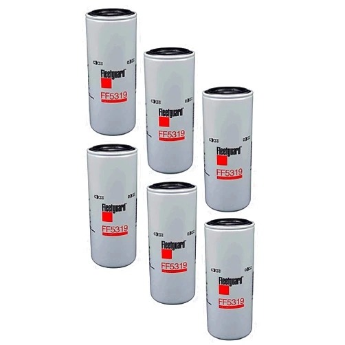 Fleetguard FF5319 Fleetguard Fuel, Spin-On (Pack of 6)