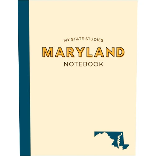 Mornings Together Maryland State Studies Notebook: softcover student journal with grid and lined paper