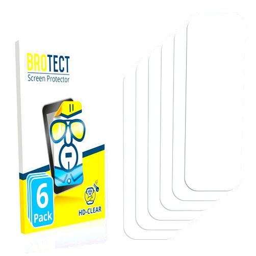 Brotect 6-Pack Screen Protector compatible with MP MPAD PCASE C28 Wireless Transmitter Receiver - HD-Clear Protection Film