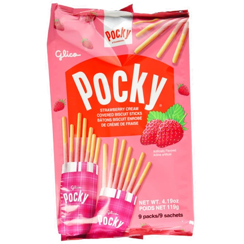 Glico Strawberry Family Pocky 3.81 oz