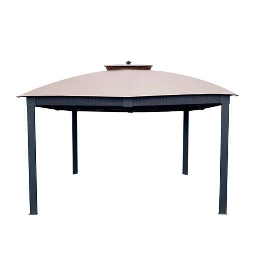 APEX GARDEN Replacement Canopy Top for Lowe's Allen roth Brown Metal Rectangle Semi- Gazebo Model #L-GZ815PCO-T